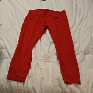 InStill High-Rise Tight 25" Dark Red NWOT